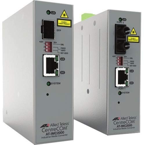 Allied Telesis Inc. AT-IMC2000T/SP-980 Industrial Temp Gigabit Media Converter