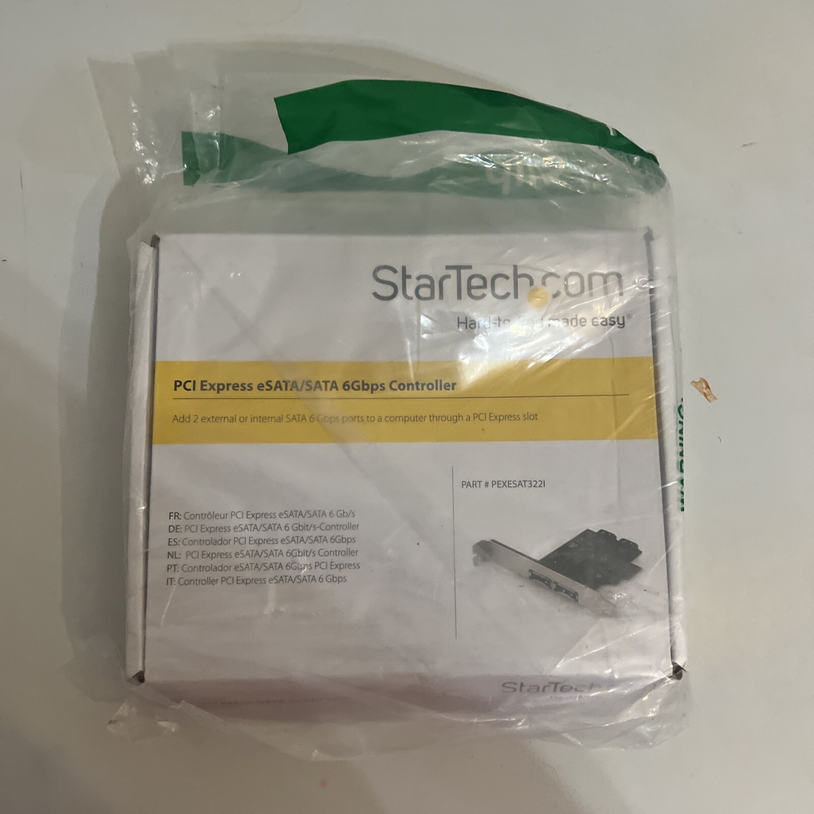 STARTECH.COM 1 PORT PCI EXPRESS GIGABIT ETHERNET NETWORK CARD ST1000SPEX2L nib