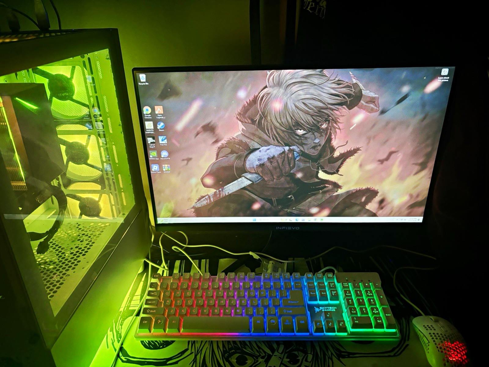 Full Gaming Setup - RTX 4060 PC, 280Hz, Mouse & Pad XBOX CONTROLLER TO.