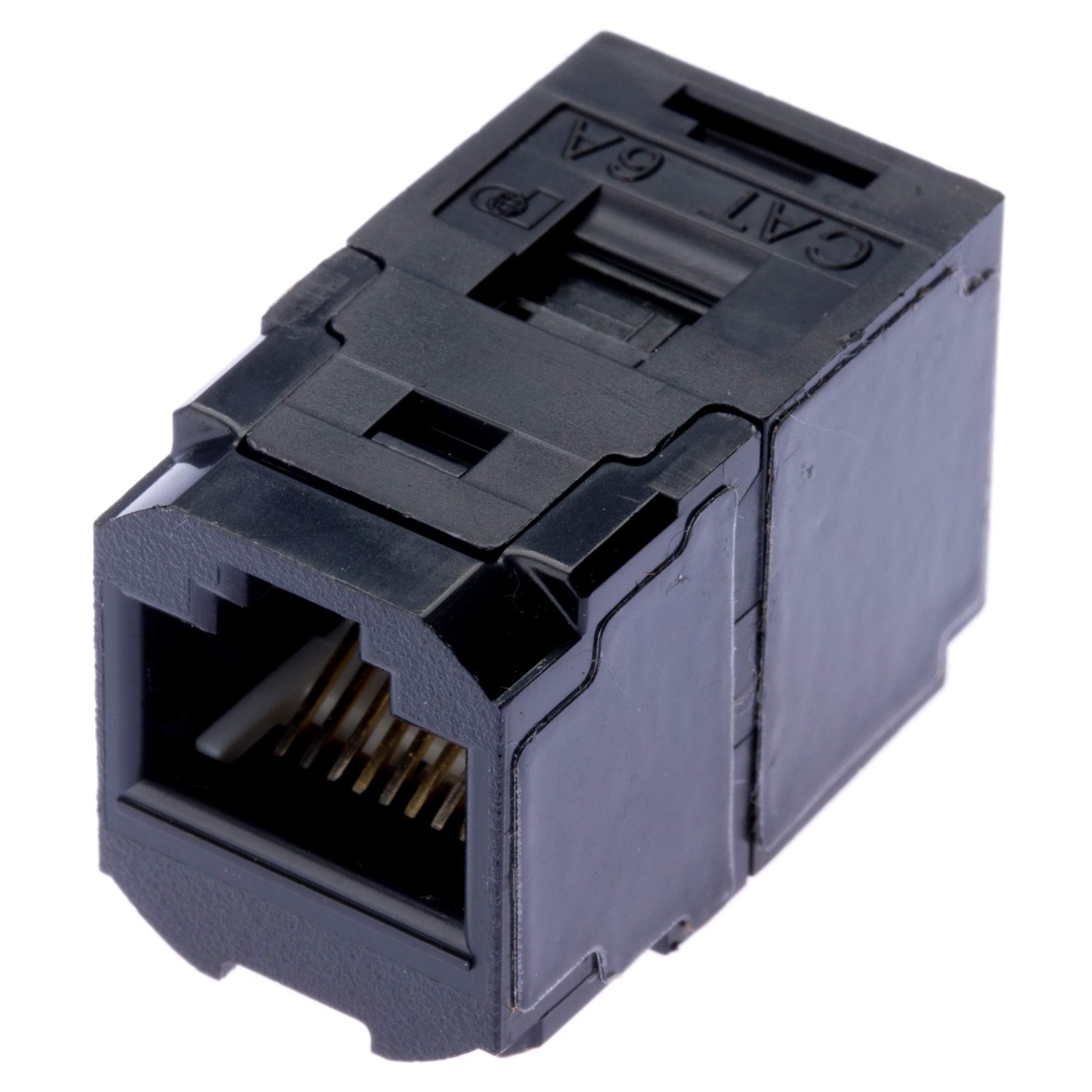 PANDUIT RJ45 Relay Jack (JJ Adapter) Cat6A Compatible Black