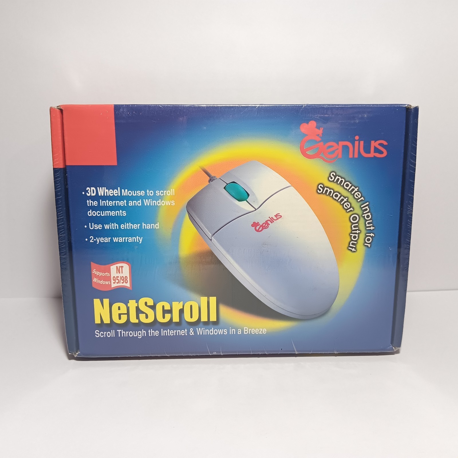 NOS Genius NetScroll Serial Port Mouse SEALED