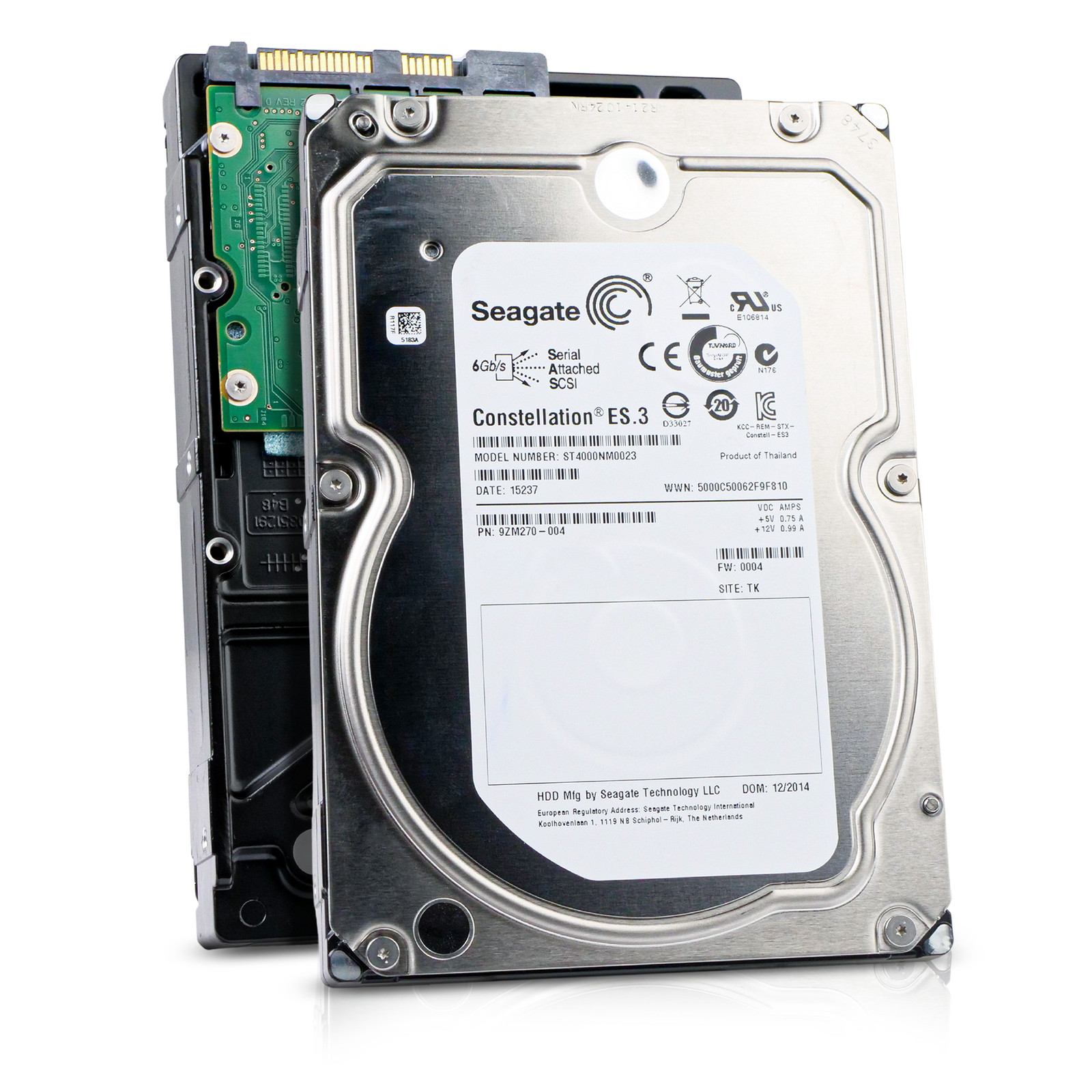 Seagate Constellation ES.3 4TB ST4000NM0023 7.2K RPM SAS 12Gb/s 512e 3.5" HDD