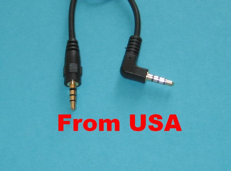 4pcs 6inches Right Angle 3.5mm AUXILIARY CORD Male - Male Stereo Audio AUX USA**