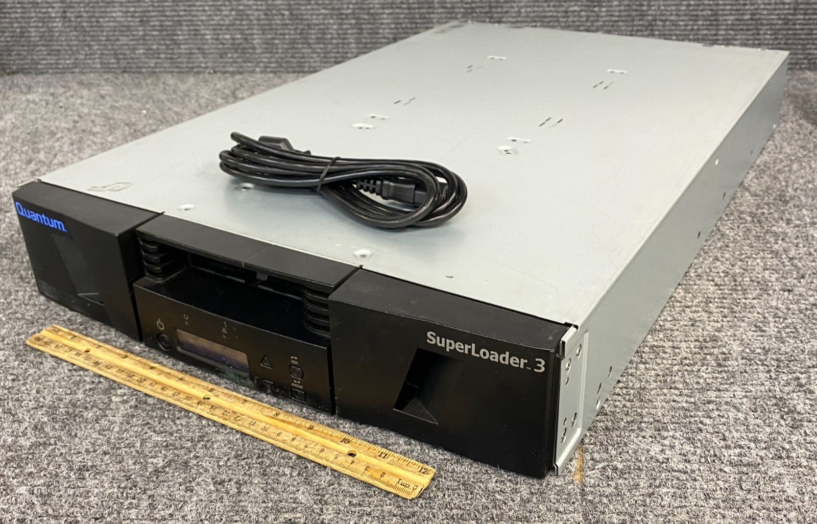 Quantum SuperLoader 3 L700 Automated Tape Storage and Autoloader w/ Cord (As Is)