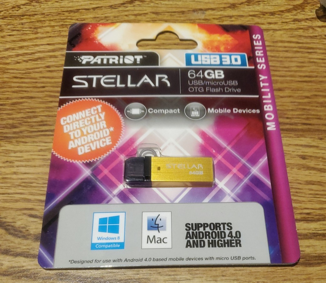 Patriot Stellar 64GB uSB 3.0 for Android Mobile Devices