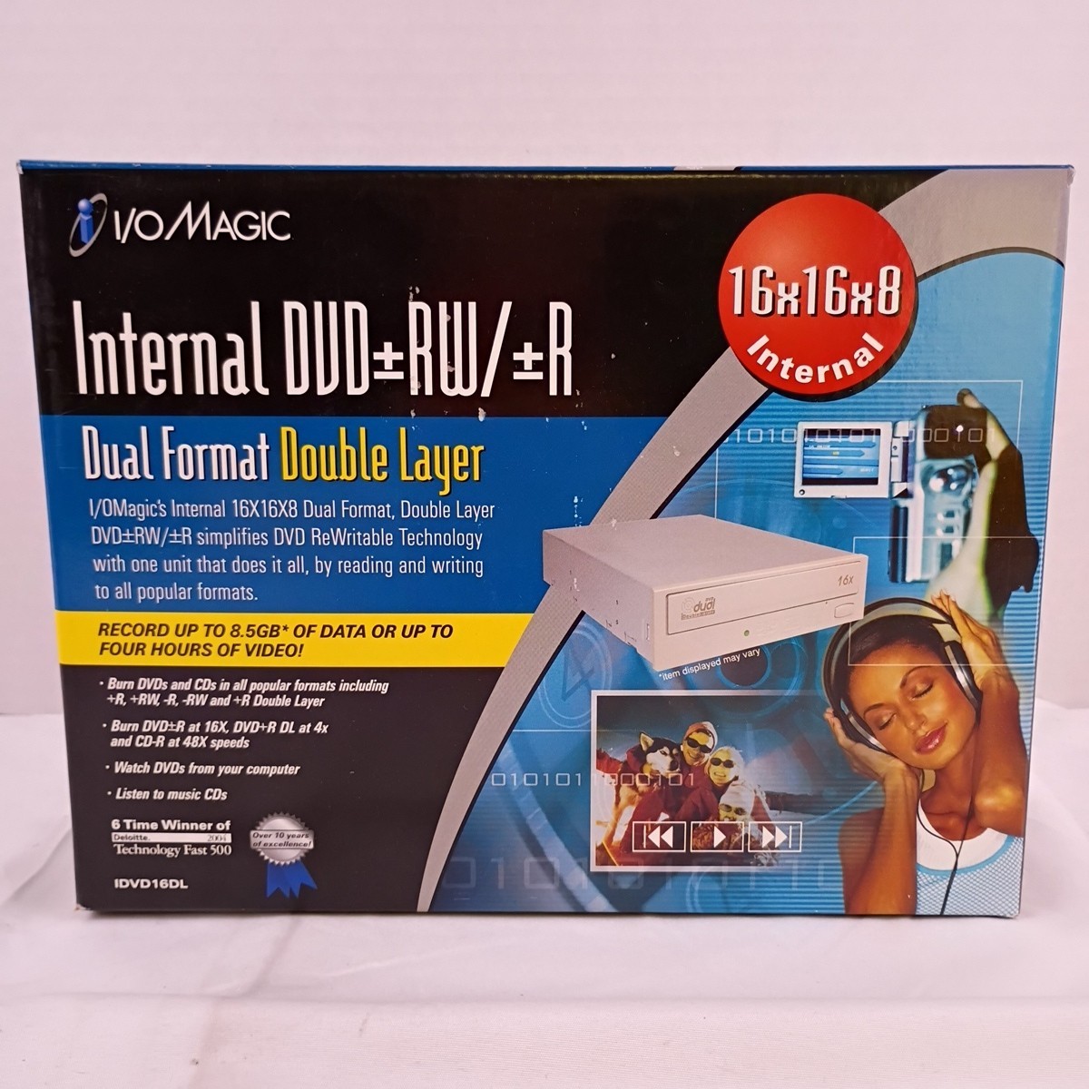 I/O Magic Internal DVD-RW/-R Dual Format Double Layer 16x16x8 New in Box