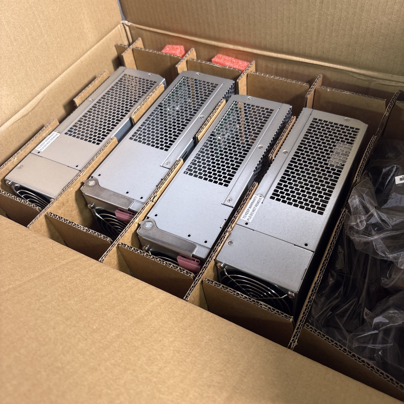 LOT OF 4x Supermicro PWS-DF009-2F 8080 FAN module / NEW