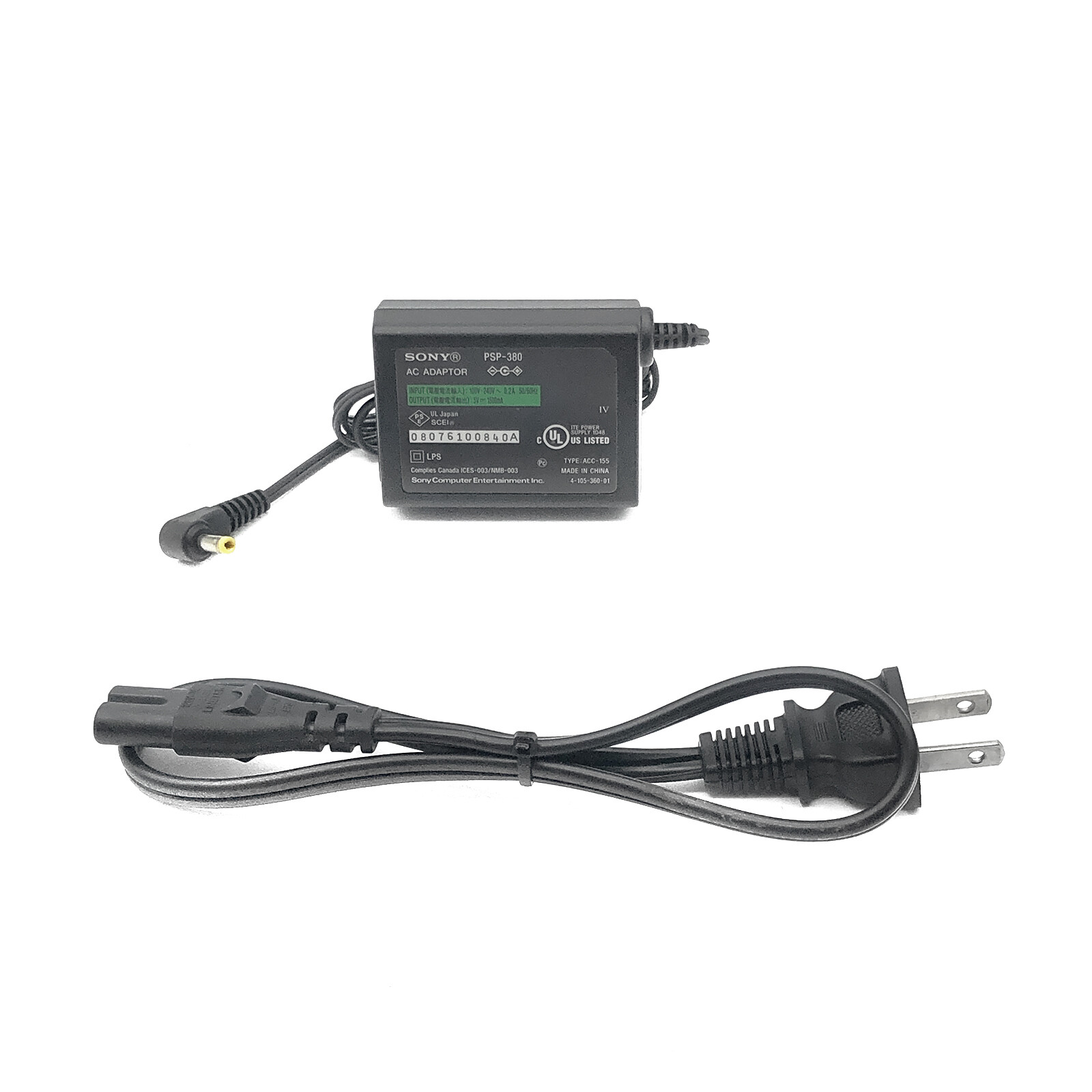 Original Sony AC Power Adapter for Sony PSP-2004 PSP-2005 PSP-2006