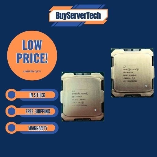 LOT OF 2  Matched Pair Intel Xeon E5-2690V4 2.6Ghz 14-Core 135W 35MB SR2N2