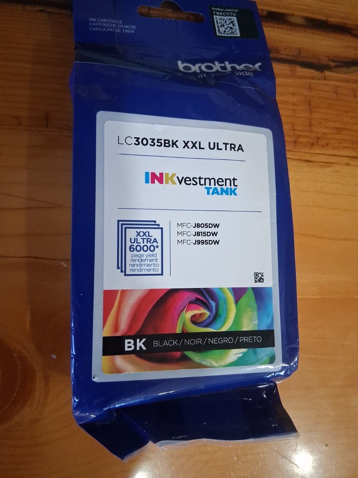 Genuine Brother High Yield LC3035 BK Black XXL ULTRA 6000 03/2025