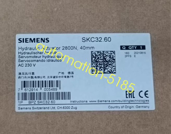 1PC Siemens hydraulic actuator SKC32.60 brand new FedEx or DHL