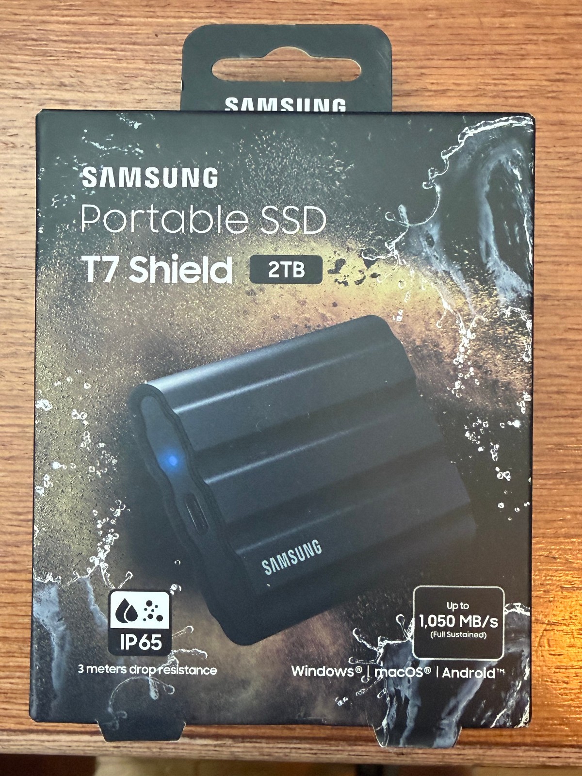 Samsung T7 Shield SSD 2TB External Storage (MU-PE2T0S/AM), Black