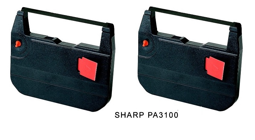 2 x Ribbon Size 301N Nylon SHARP Portable PA-3000 PA-3020 PA-3100 PA-3140 W1410