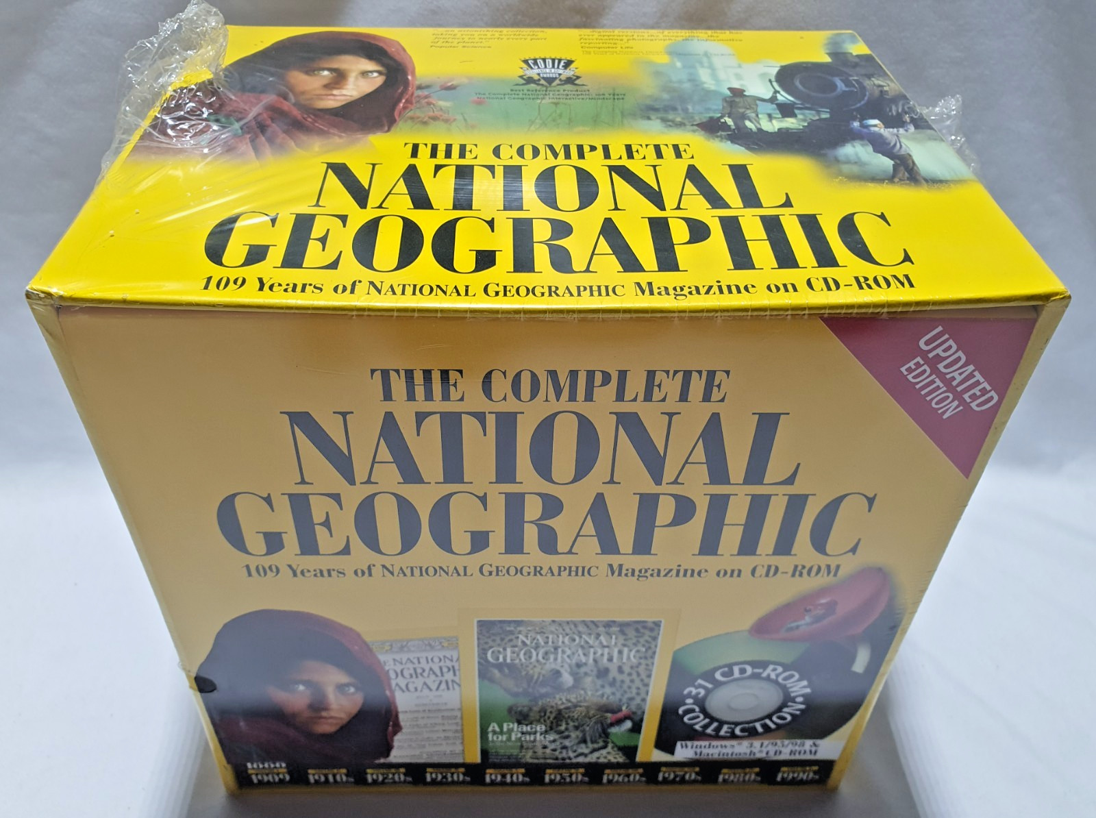 The Complete National Geographic 109 Years 31 CD-ROM Box Set Sealed NOS PC/Mac