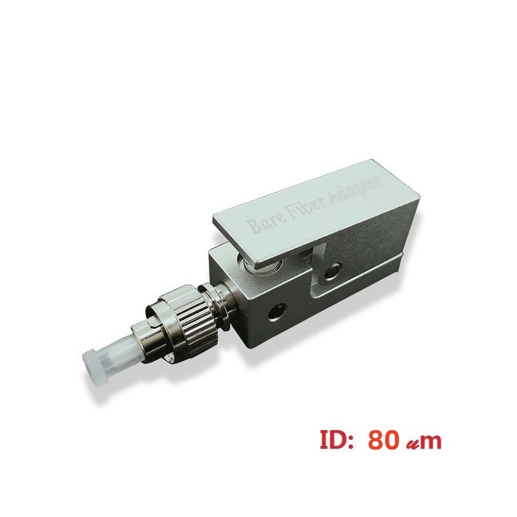 FC square bare fiber adapter coupler flange multiple inside diameters optional