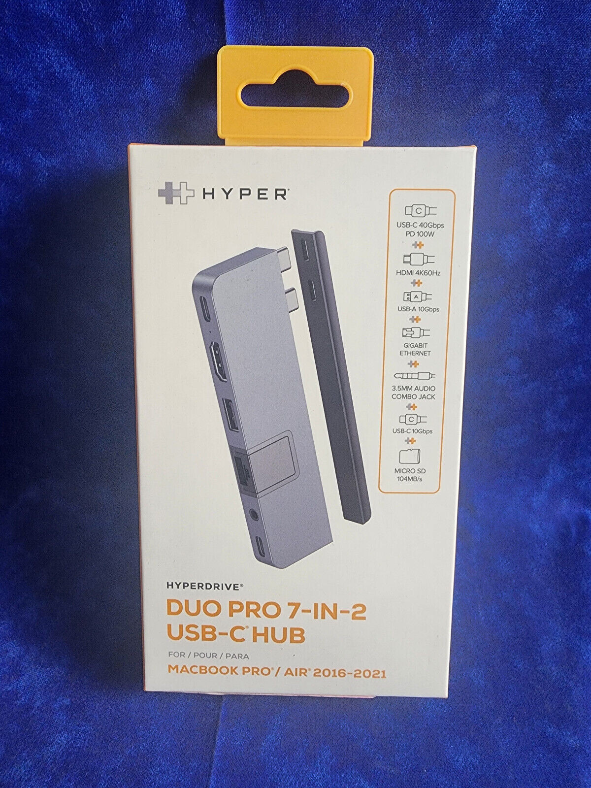 NEW ⭐️ HyperDrive DUO 7-in-2 USB-C Hub Adapter for MacBook Pro Air HDMI