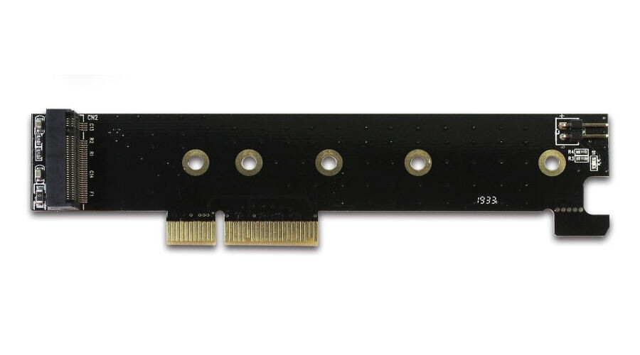 Vantec NVMe M.2 to PCIe X4 Low Profile 1U Rack Mount Adapter, UGT-M2PC130