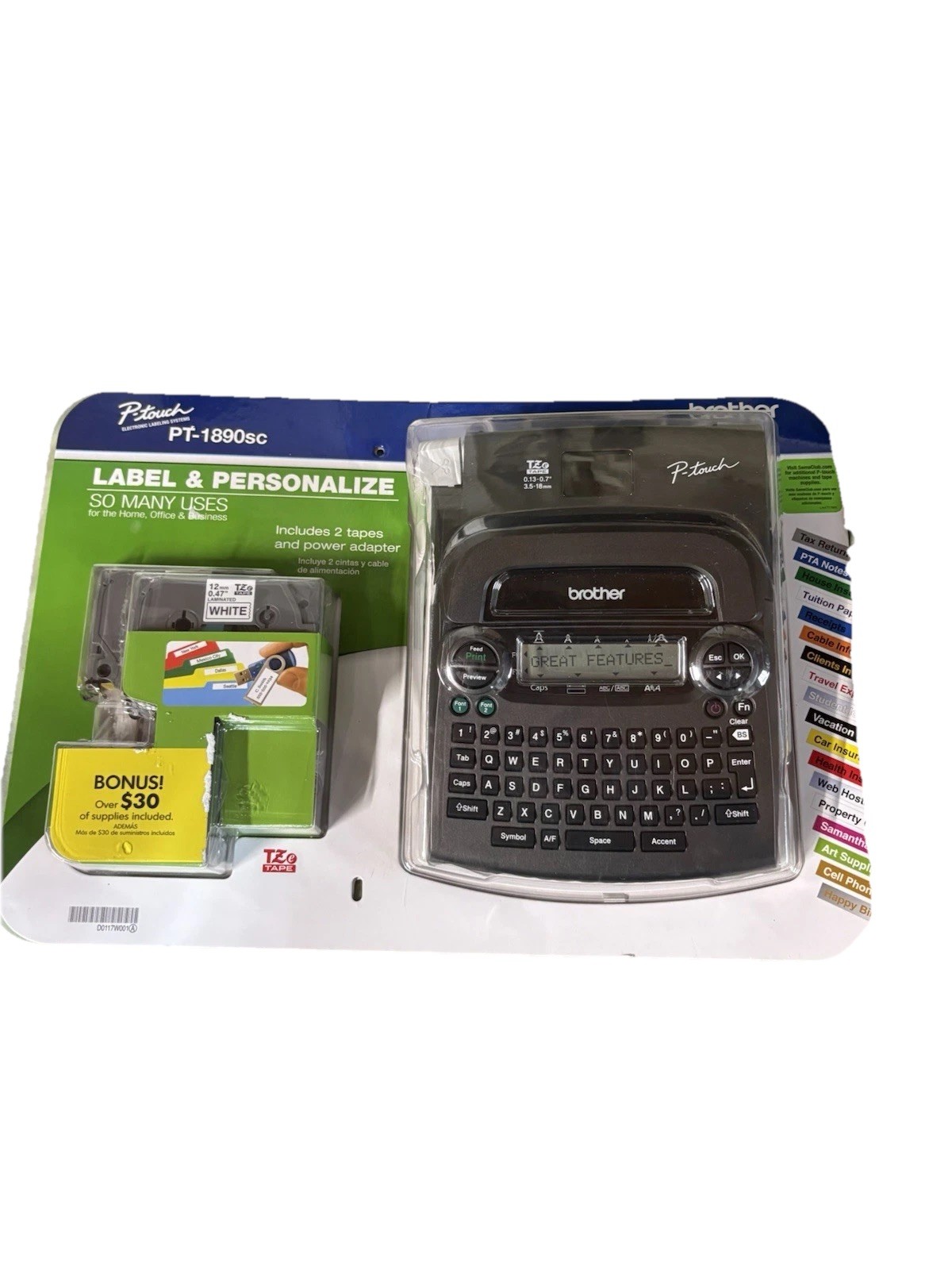 Brother P-Touch Label & Personalize Printer – Brand New / Sealed