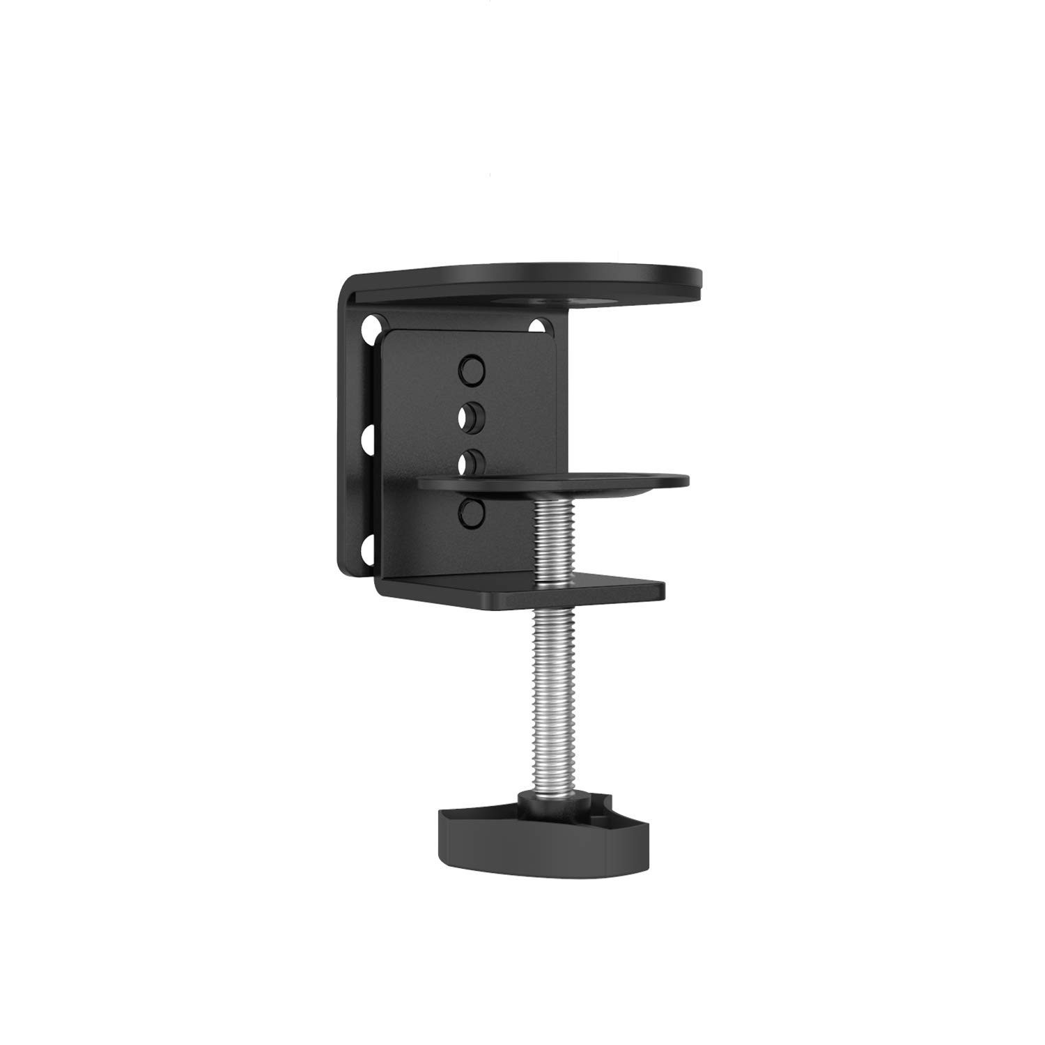 WALI C Clamp Base Stand Mounting Accessory, Desk c-clamp C-Clamp Base, Black