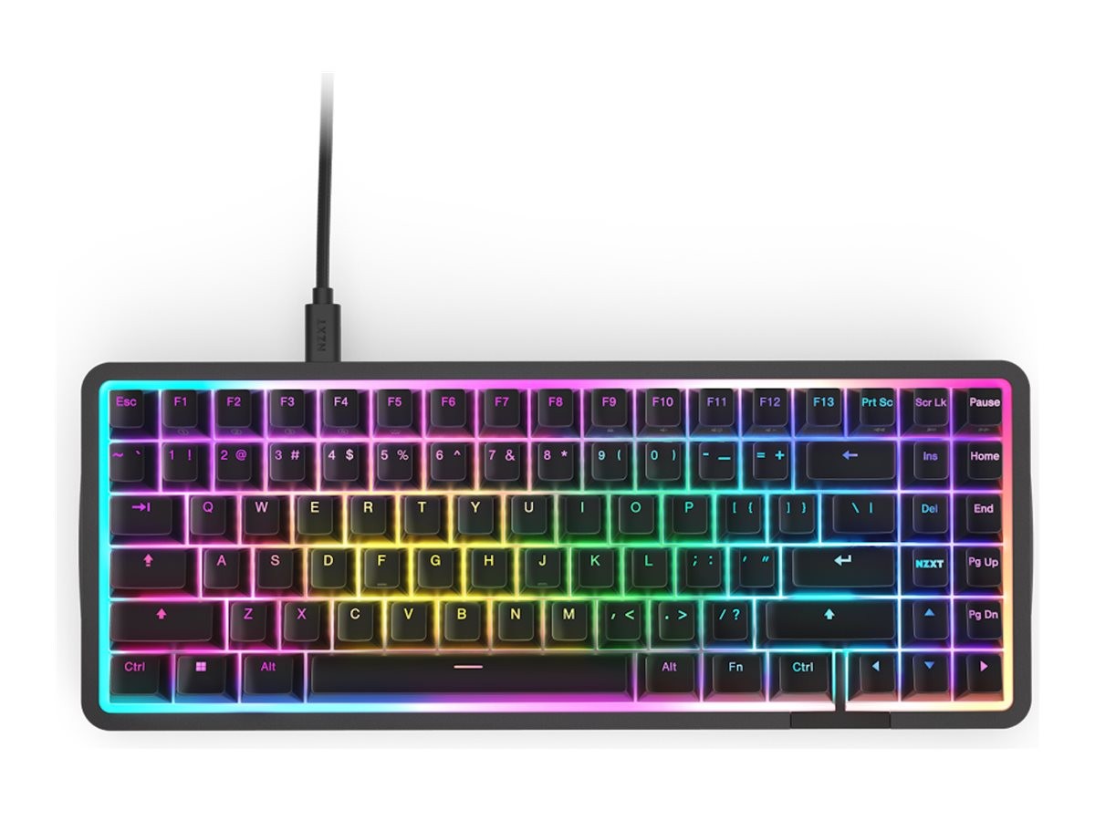 NZXT Function Elite Keyboard TKL Backlit USB QWERTZ German KB-101NB-DE