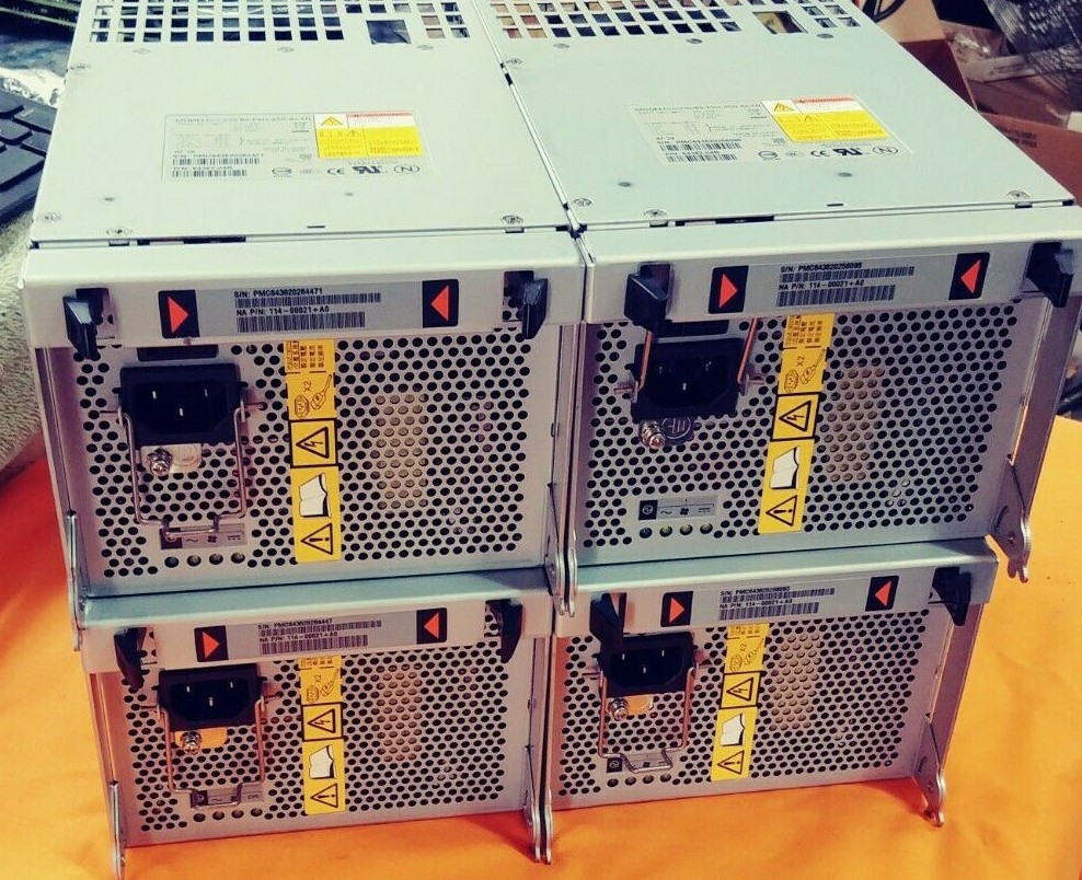 Lot of 4 ASTEC//NetApp RS-PSU-450-AC1N 440W Power Supply 64362-04B (*)