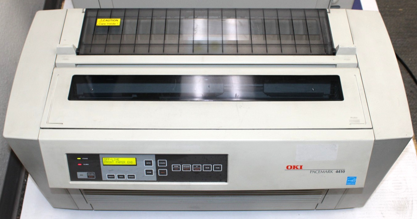 Oki Pacemark 4410 Workgroup Dot Matrix Printer - Tested - Local Pickup
