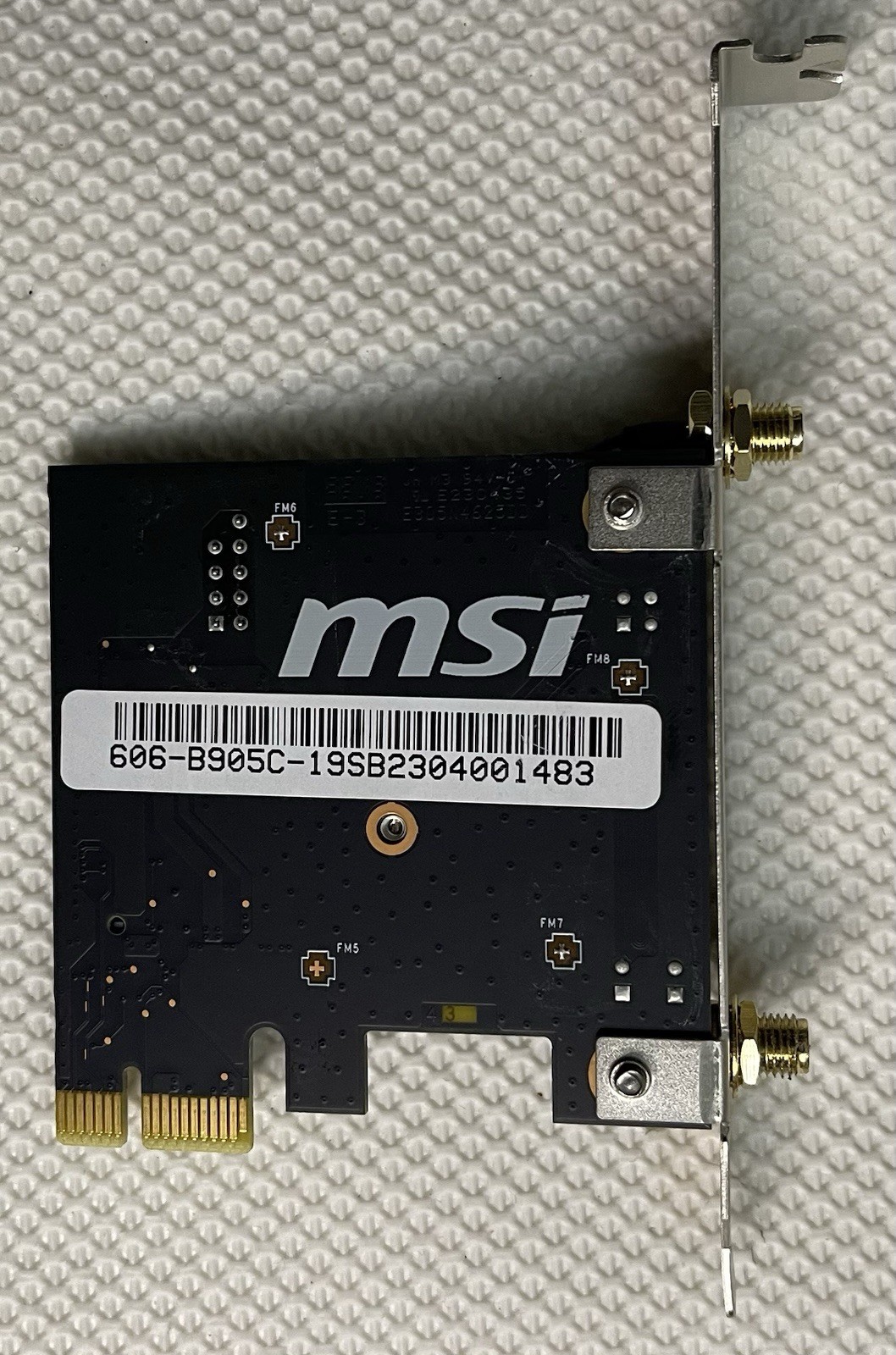MS-B905C 11 OPT/G Intel AX200 wifi/PCI-E Card 606-B905C-14S