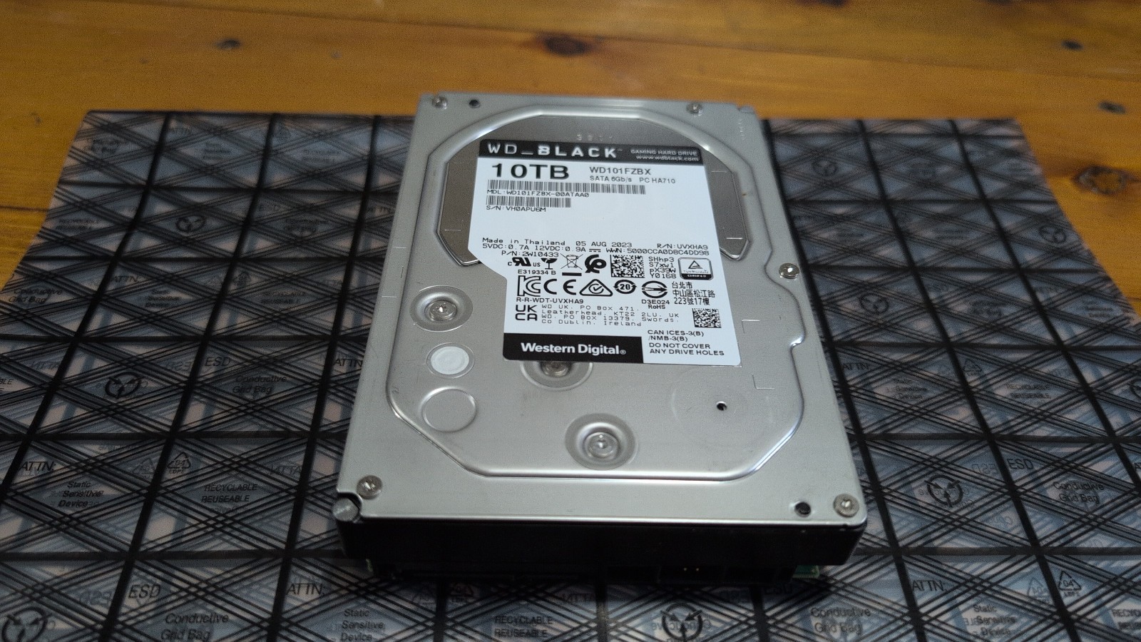 Western Digital Caviar Black 10TB 3.5" WD101FZBX
