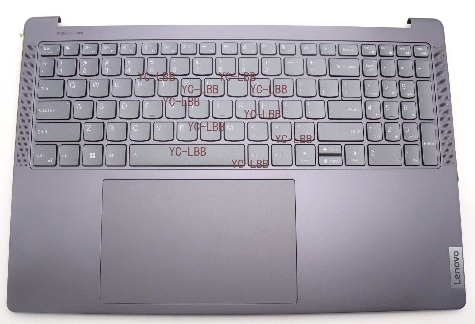 New Palmrest Upper Case US Backlit KB For Slim Pro 9 16IRP8 83C0 5CB1L55141