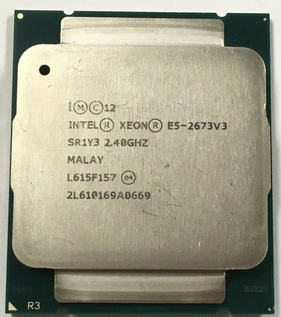 Intel Xeon E5-2673 V3 12 Core 24 Threads 2.4GHz 30M 105W LGA2011-3 CPU processor
