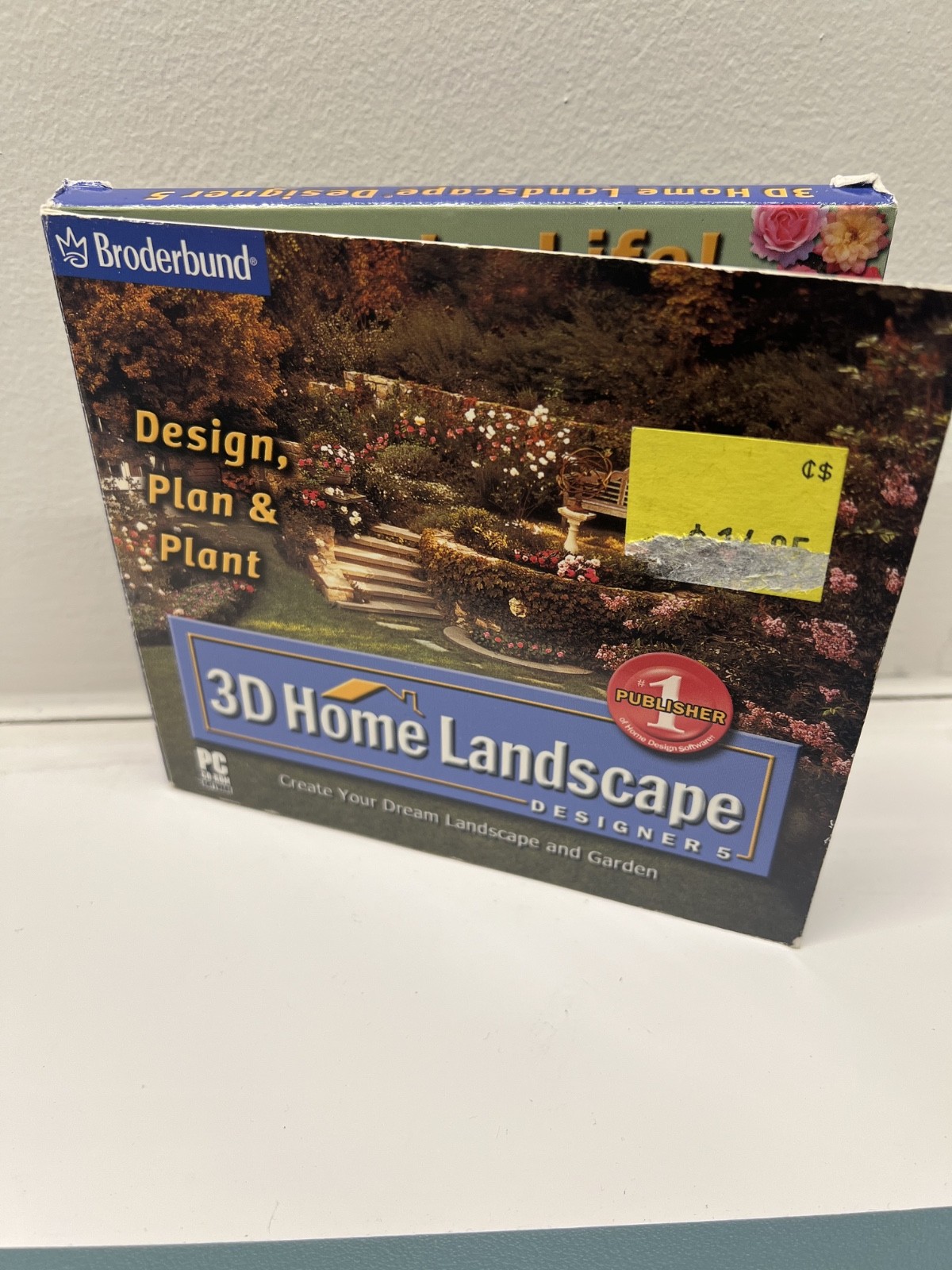 Software PC 3D Home Landscape Designer 5 NEW SEALED JC Broderbund vintage