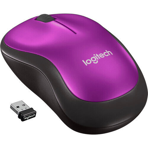 Brand New Logitech M185 Wireless Mouse - Purple  ~Ships in USA