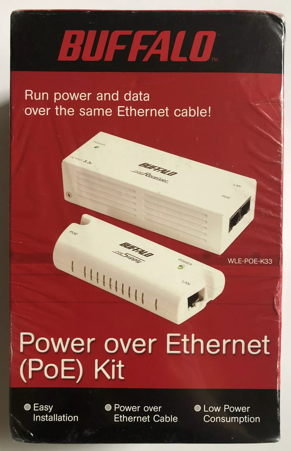 Buffalo Power Over Ethernet Kit WLE-POE-K33