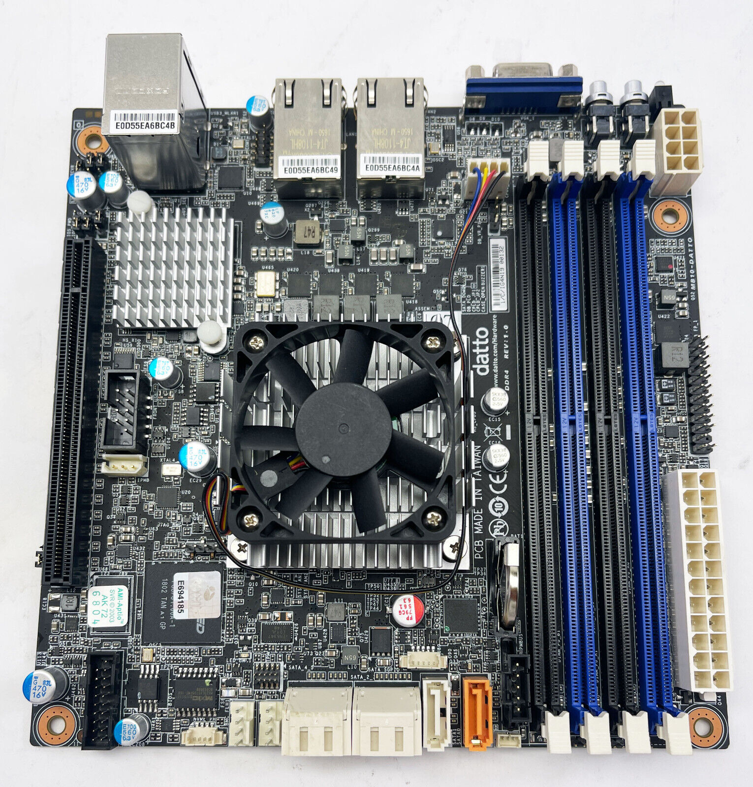 GIGABYTE MB10-Datto Motherboard Xeon D-1521- SR2DF 2.40 GHz-I/O Shield-Open Box