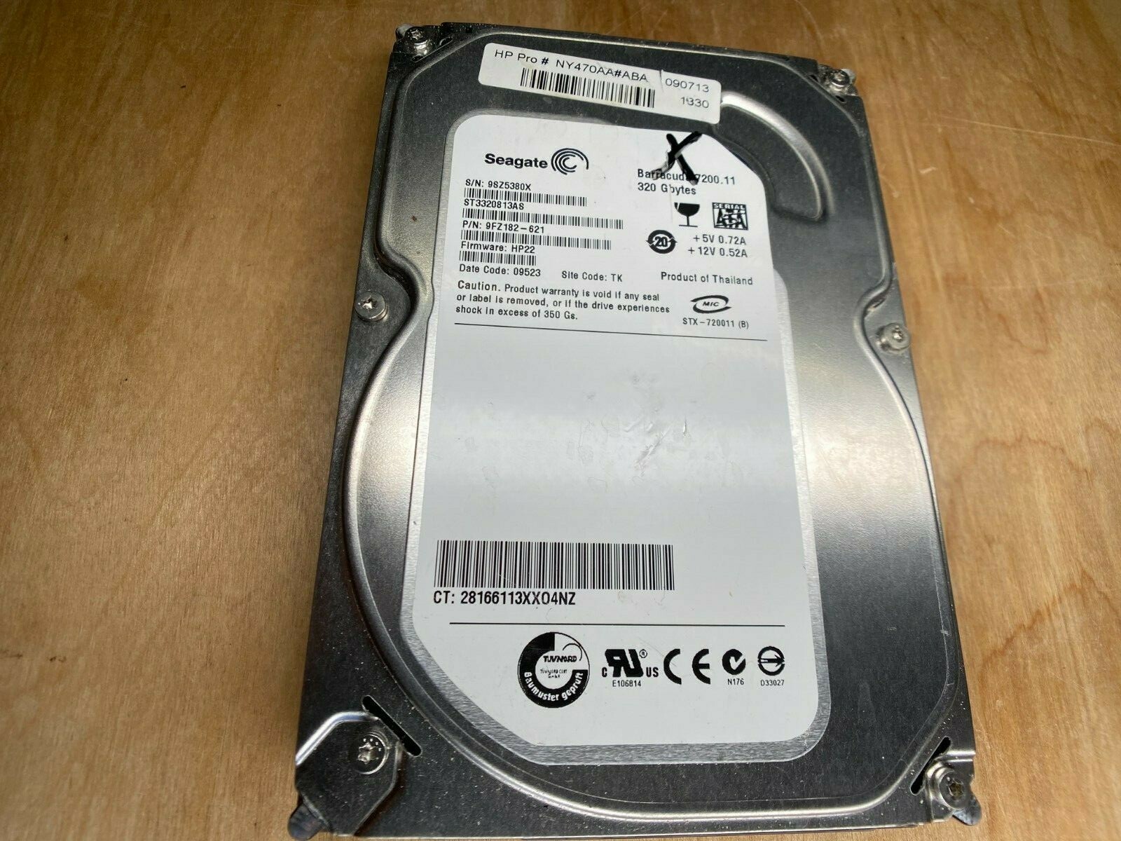 SEAGATE ST 3750528AS (PARTS ONLY)