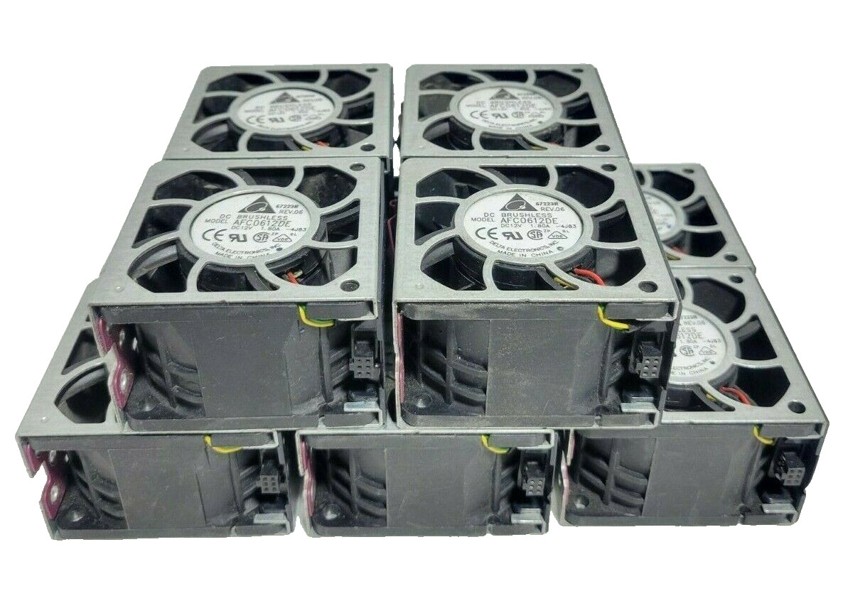 LOT OF 10 - DELTA DC BRUSHLESS AFC0612DE FAN DC12V 1.80A