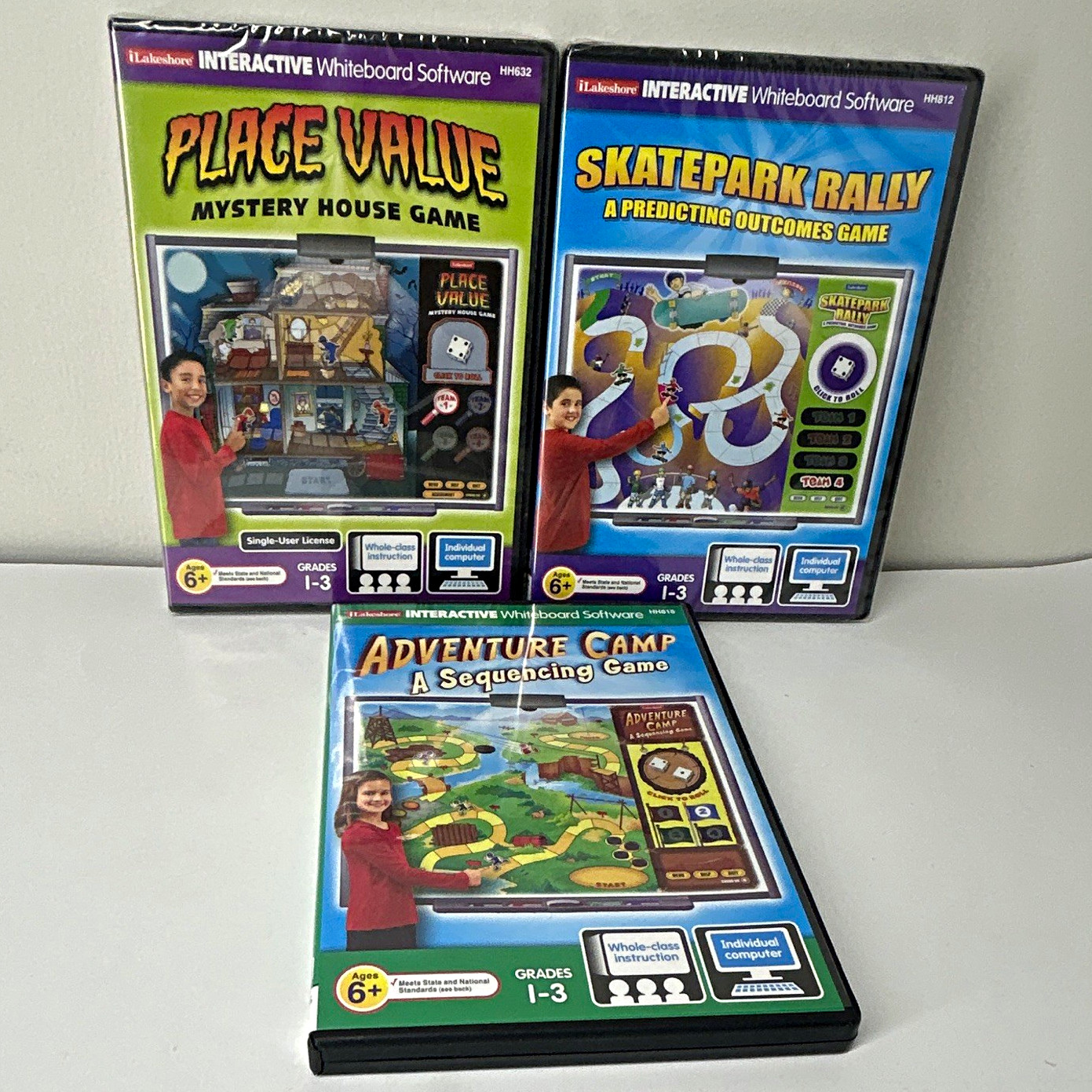 Lakeshore Adventure Camp Sequencing Game Interactive Whiteboard CD PC/Mac
