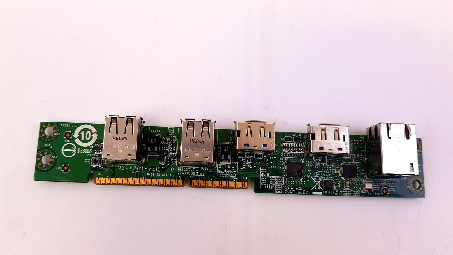 Lenovo ThinkCentre M92Z Rear I/O USB Ethernet Port Card Board MS-4281