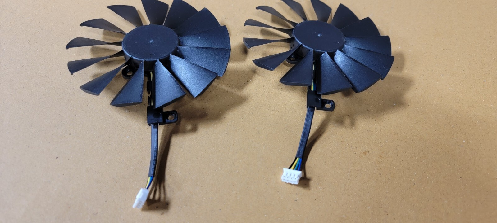 GPU Replacement cooling Fans Asus Rog gtx 1050 1050ti RX 580 570  Pair of 2