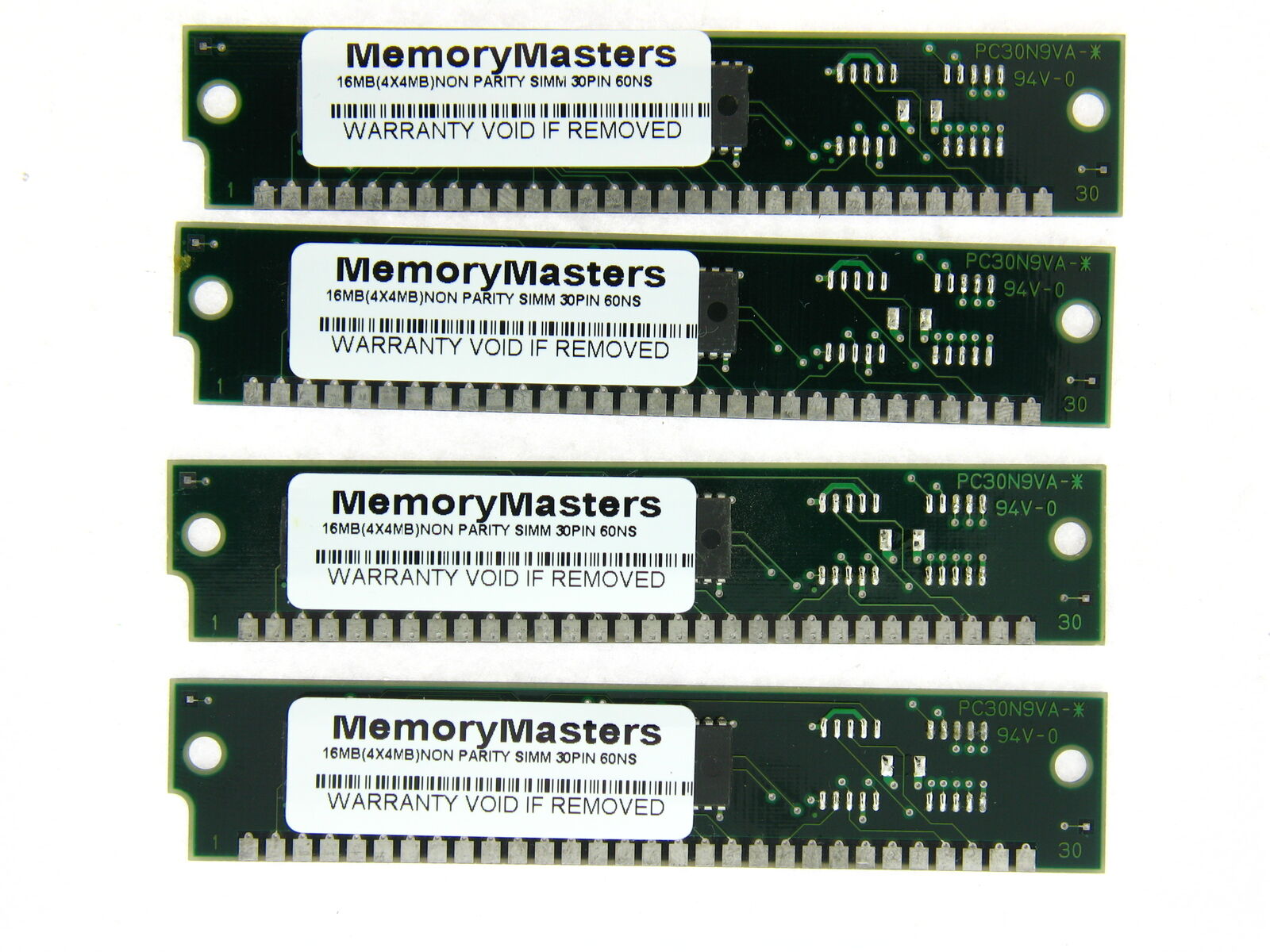 16MB 4x 4MB 30pin SIMM RAM MEMORY without parity 4x8 30-pin Apple Mac PC SE/30