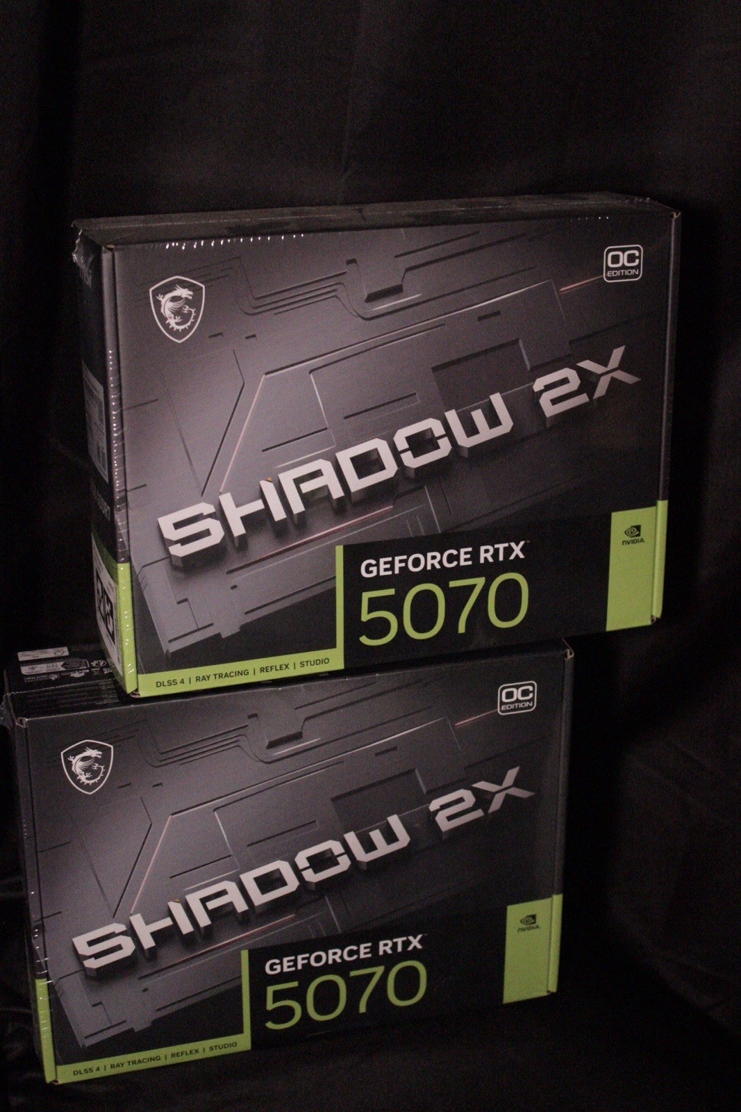 1 MSI Shadow 2X OC Edition GeForce RTX 5070. Unopened for 800$