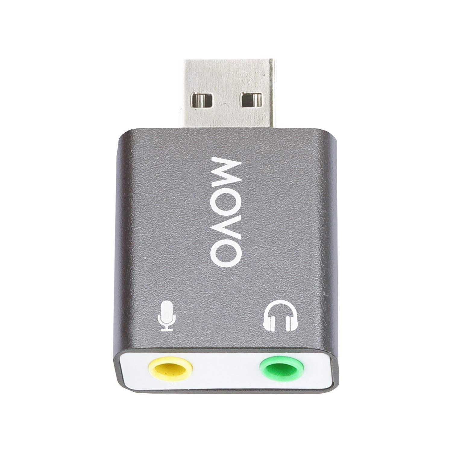 USB-AC1 3.5mm TRRS Microphone to USB 2.0 Stereo Digital Audio Converter - USB...