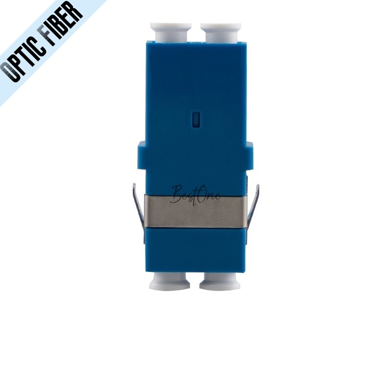 6Pcs LC to LC SM/MM Duplex Optic Fiber Connector Fiber Optical Adapter Coupler 