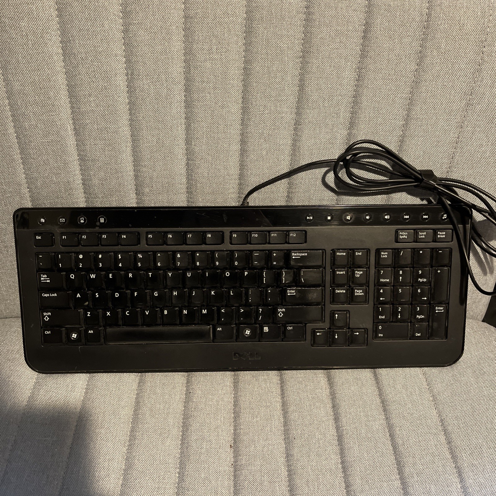 Dell USB Wired Keyboard - Model SK-8165 - Used - Good Condition, Tested