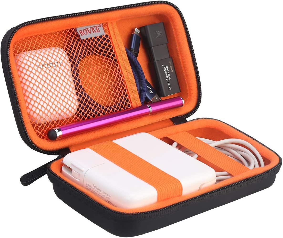 PU Hard Travel Case for Macbook Air Pro Power Adapter Apple Magsafe 2 USB-C Char