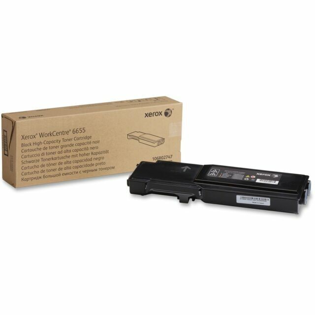New Genuine Xerox High Capacity Toner for WorkCentre 6655 - Black 106R02747