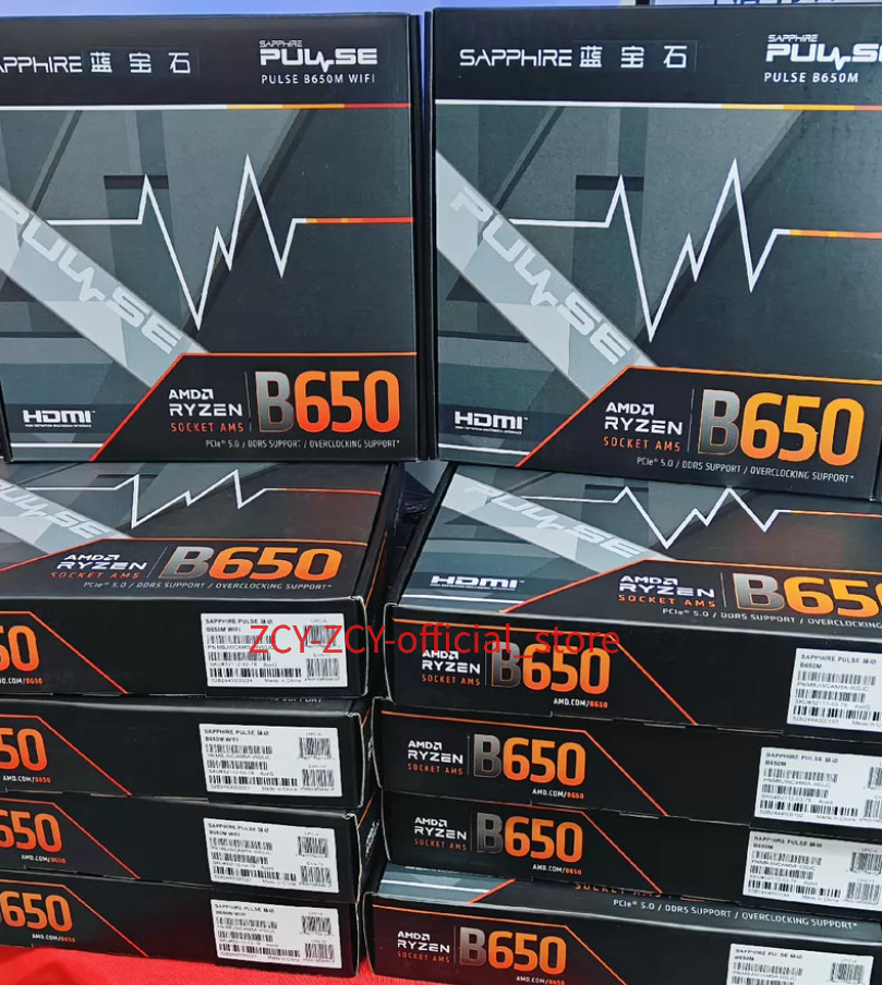 APPHIRE PULSE B650M WIFI Micro‑ATX AM5 DDR5 Motherboard