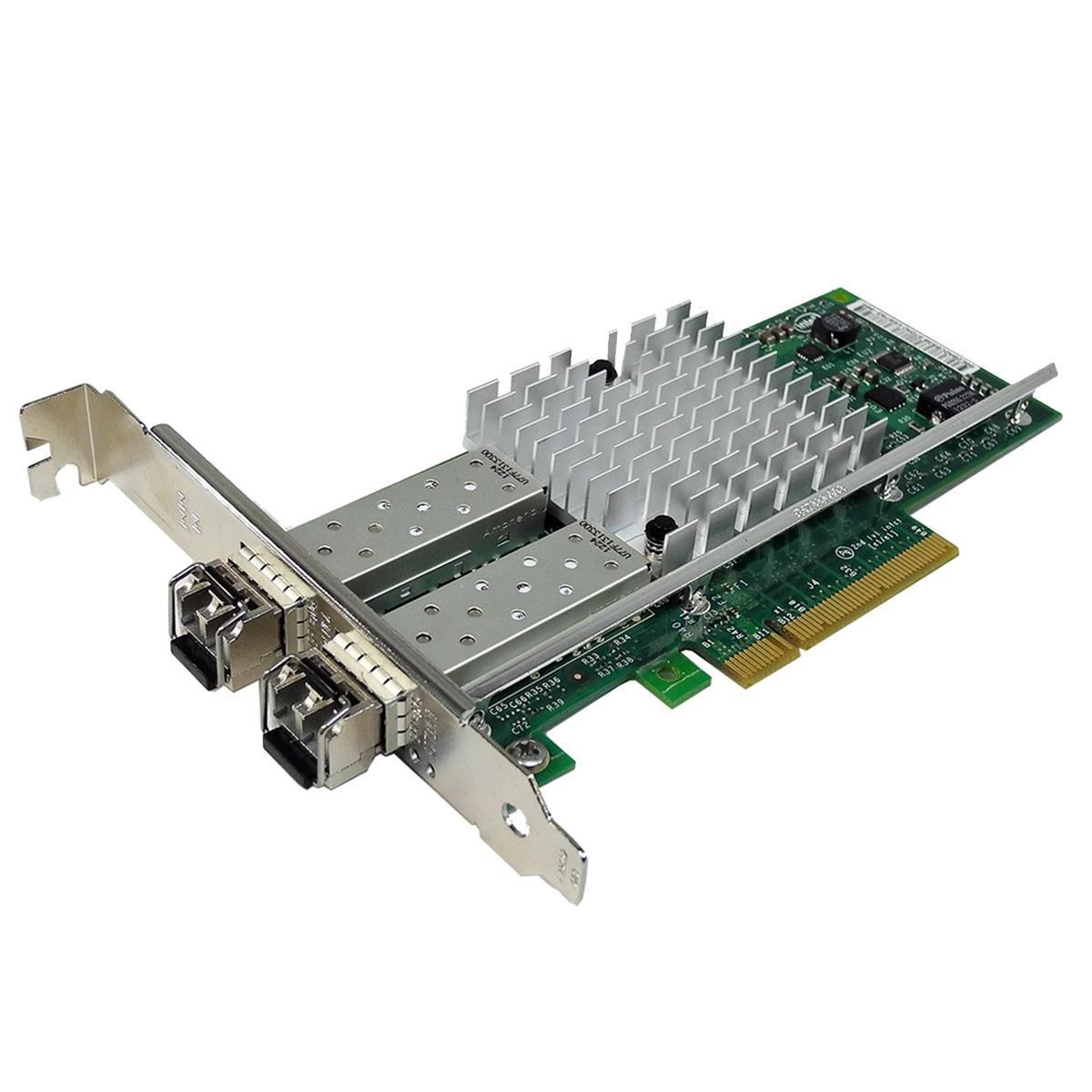 DELL Intel X520-DA2 Dual Port 10G SFP+ PCIe x8 Network Card 0XYT17 FP +GBICs FP