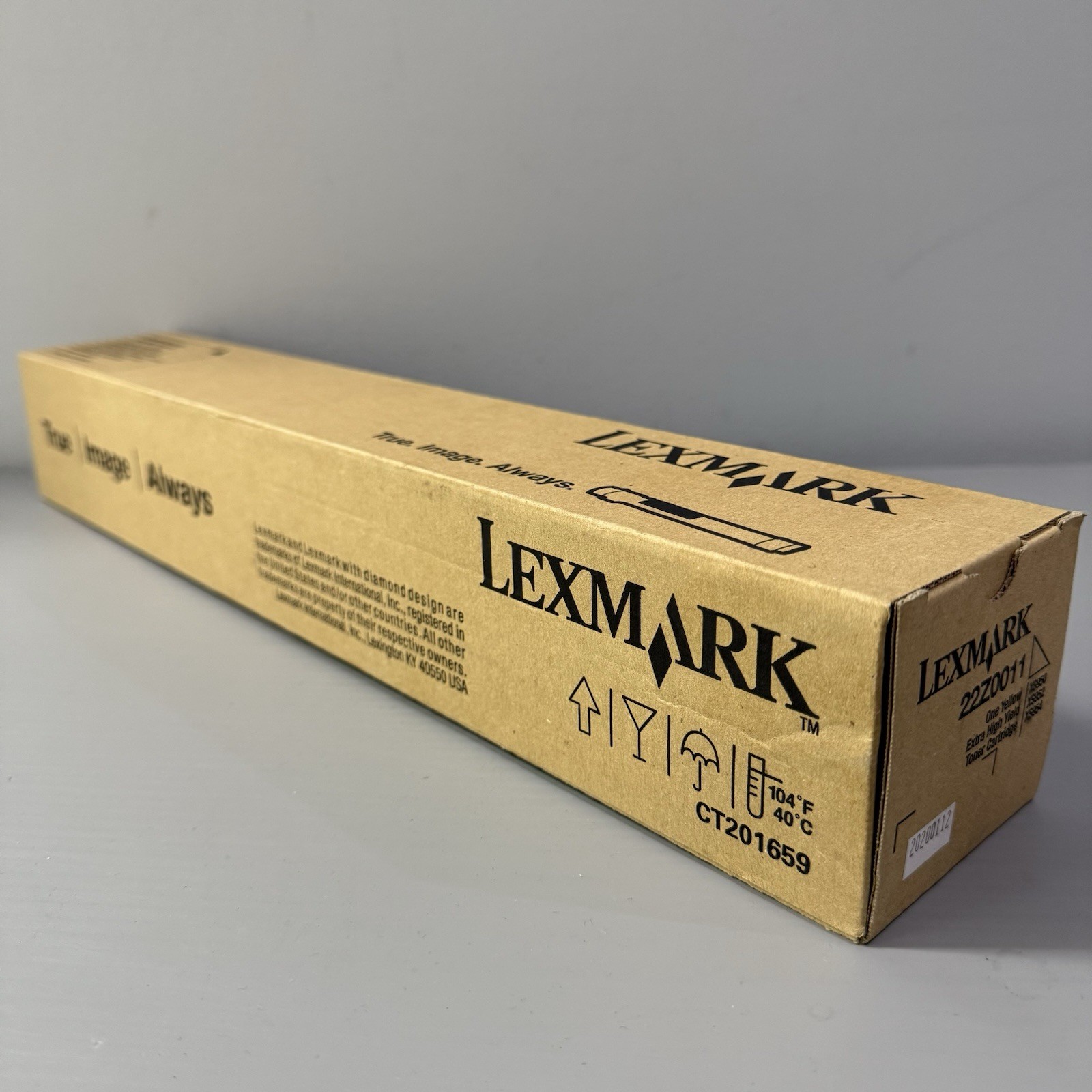 LEXMARK 22Z0011 Yellow Toner Cartridge for XS952 XS954 Genuine NEW