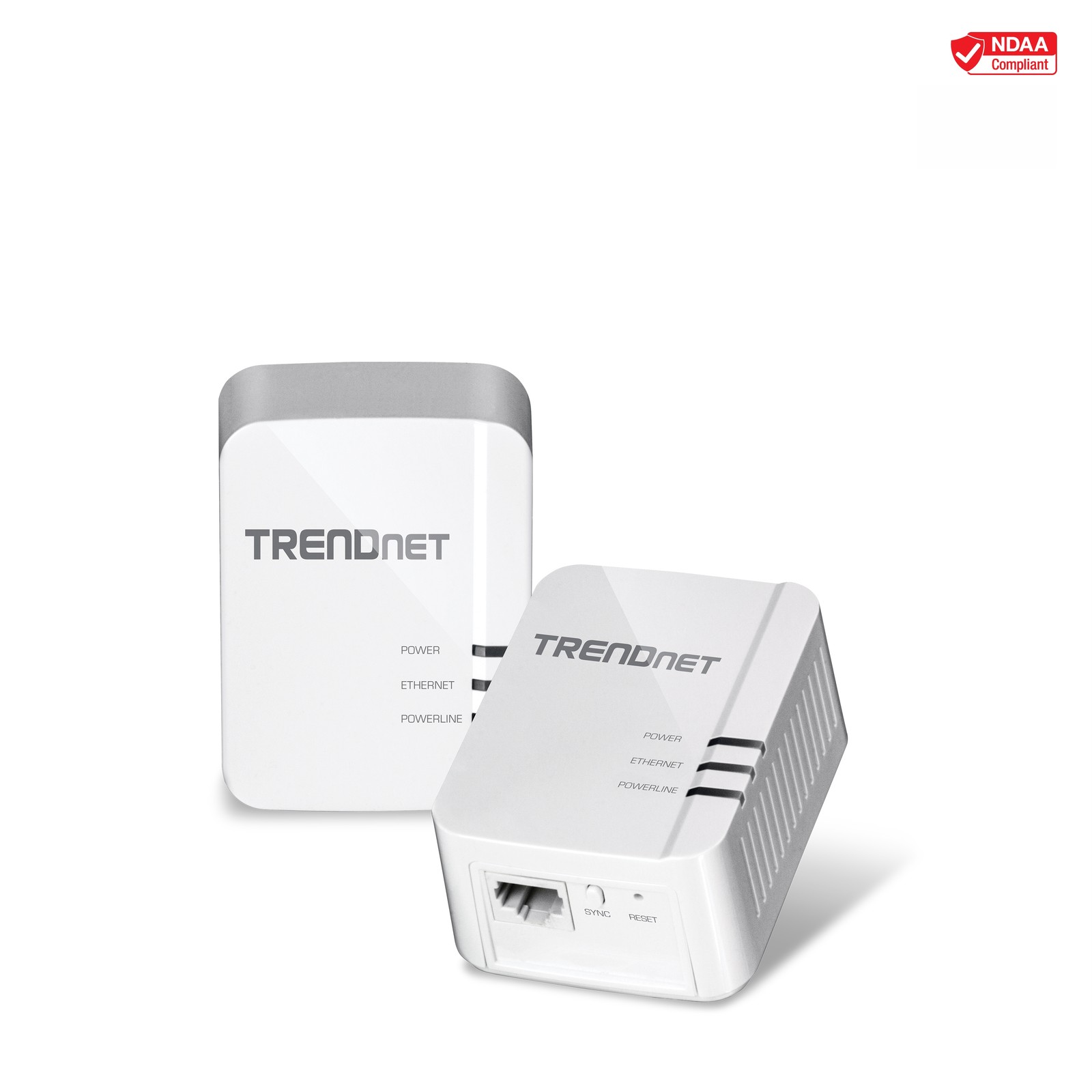 TRENDnet TPL-422E2K Powerline 1300 AV2 Adapter Kit, Includes 2 x TPL-422E
